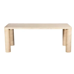 Table à manger en pierre forme organique 150 cm IDAHO