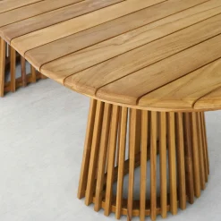 Table à manger en teck naturel 200x100 KUTA