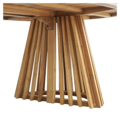 Table à manger en teck naturel 200x100 KUTA
