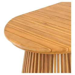 Table à manger en teck naturel 200x90 KUTA