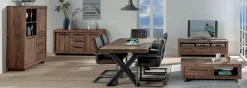 Table à manger en teck recyclé naturel 220cm KERALA