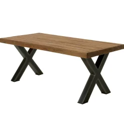 Table à manger en teck recyclé naturel 220cm KERALA