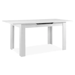 Table à manger extensible blanche 160-200 cm ALVA
