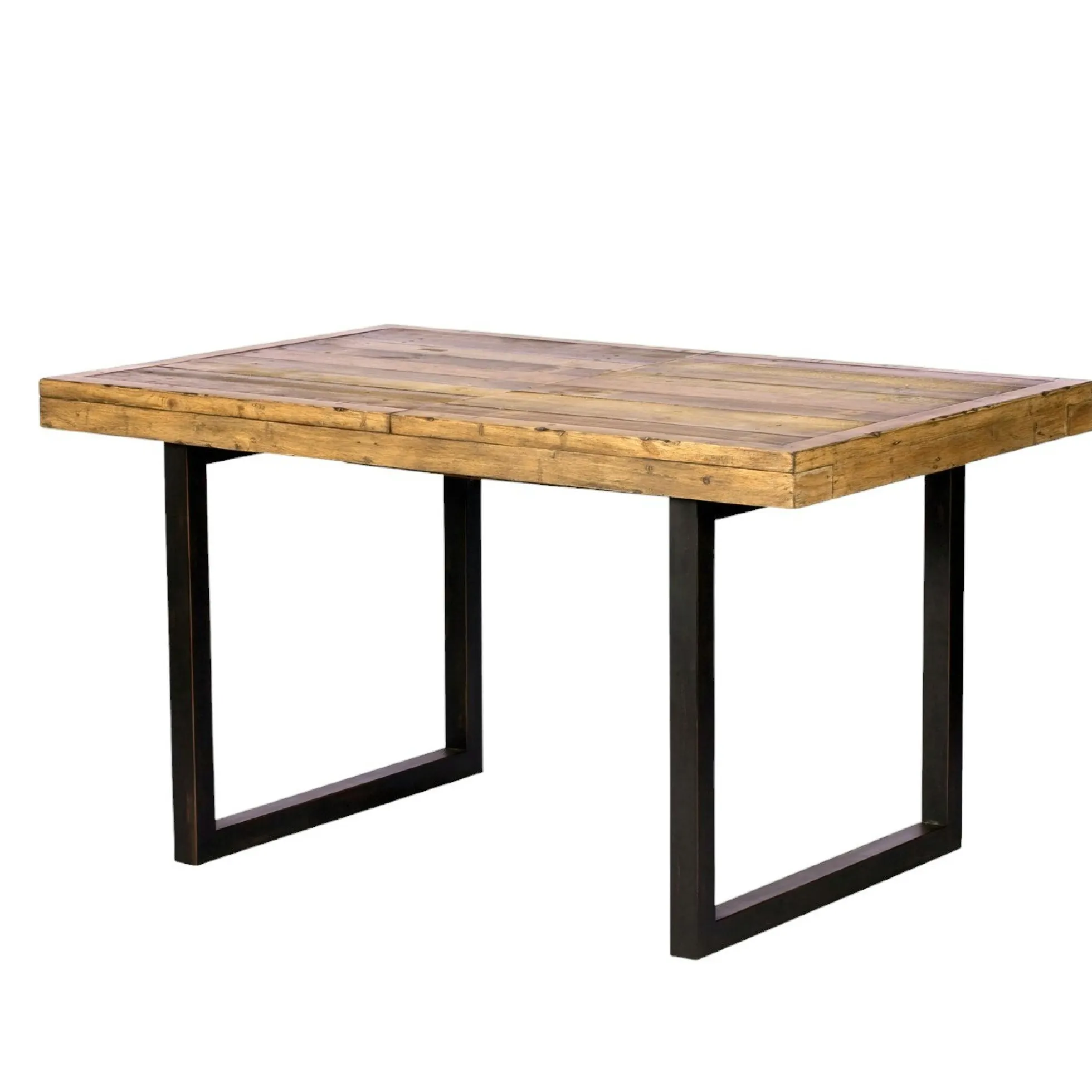 Table à manger extensible bois recyclé 140-180 BRISBANE