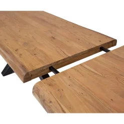 Table à manger extensible bois massif 240/340 cm MELBOURNE