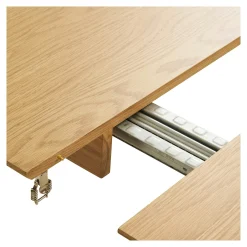 Table à manger extensible 200/250/300 cm placage chêne KALKIE