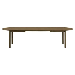 Table à manger extensible 200/250/300 cm placage chêne fumé KALKIE