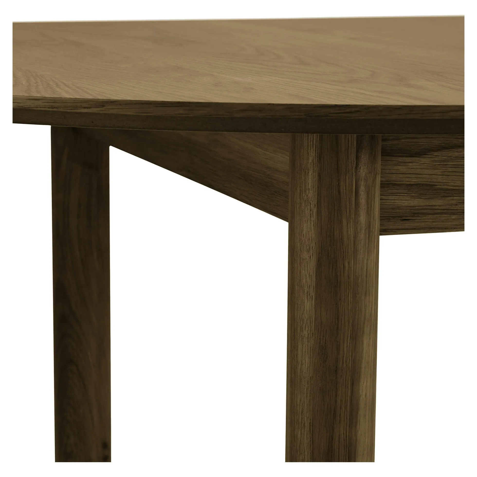 Table à manger extensible 200/250/300 cm placage chêne fumé KALKIE