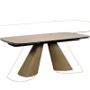 Table à manger extensible céramique & pieds design 180-260 cm CALA