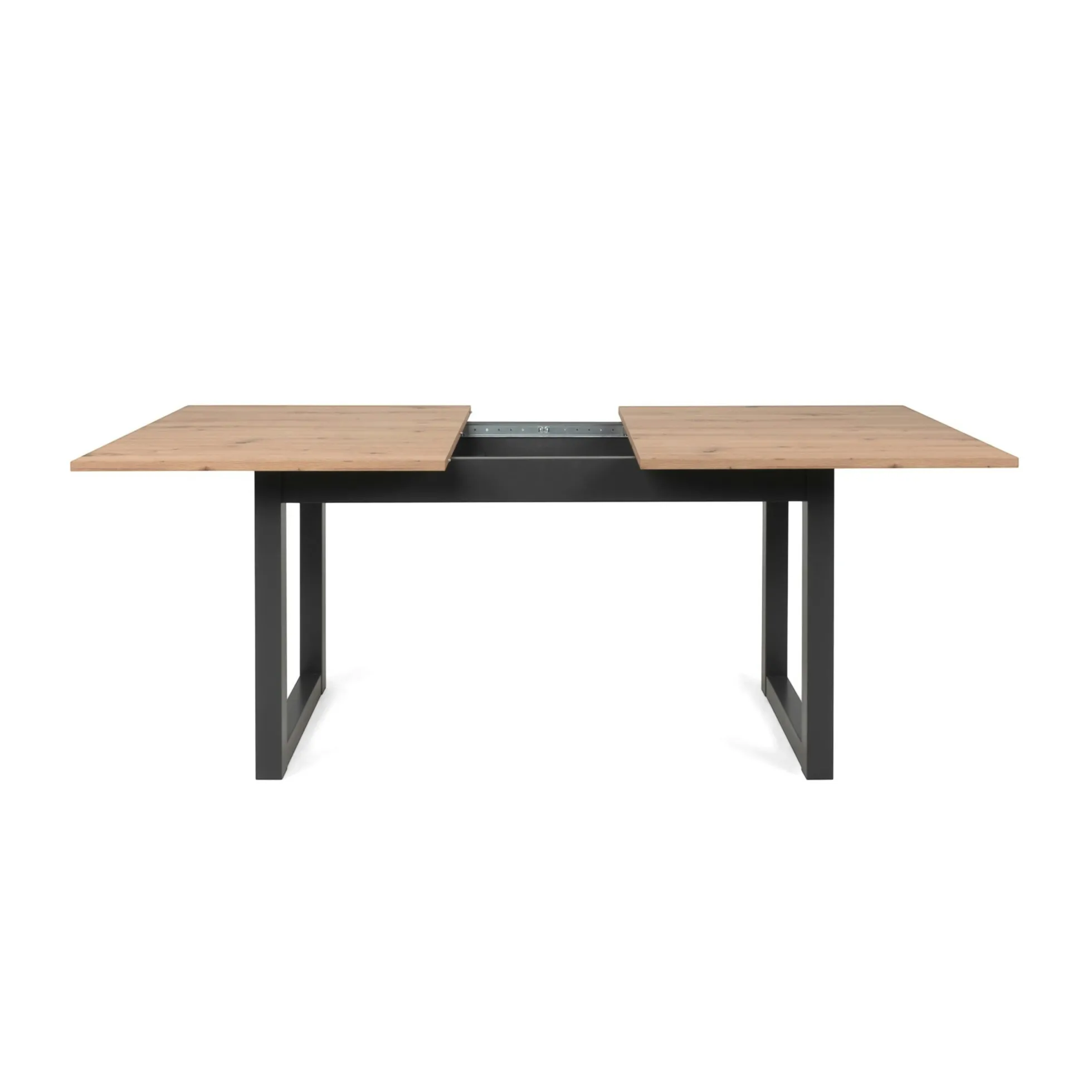 Table à manger extensible effet chêne 160-200 cm ALVA