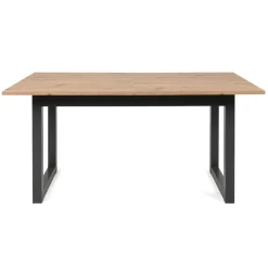 Table à manger extensible effet chêne 200-240 cm ALVA