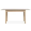 Table à manger extensible effet bois 120-160 cm ALVA