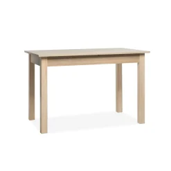 Table à manger extensible effet bois 120-160 cm ALVA