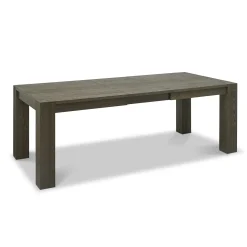 Table à manger extensible en bois de chêne fumé 180-235 cm ALLEN