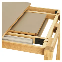 Table à manger extensible en chêne et stratifié 220/270/320 cm KALKIE
