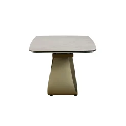 Table à manger extensible en céramique brillante 180-240 cm SYRA
