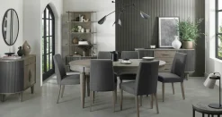 Table à manger extensible moderne 185-235 cm HOUSTON