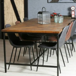 Table à manger marqueterie 200 cm VARSOVIE