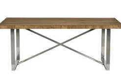 Table à manger moderne chêne acier 200 cm RIVERSIDE