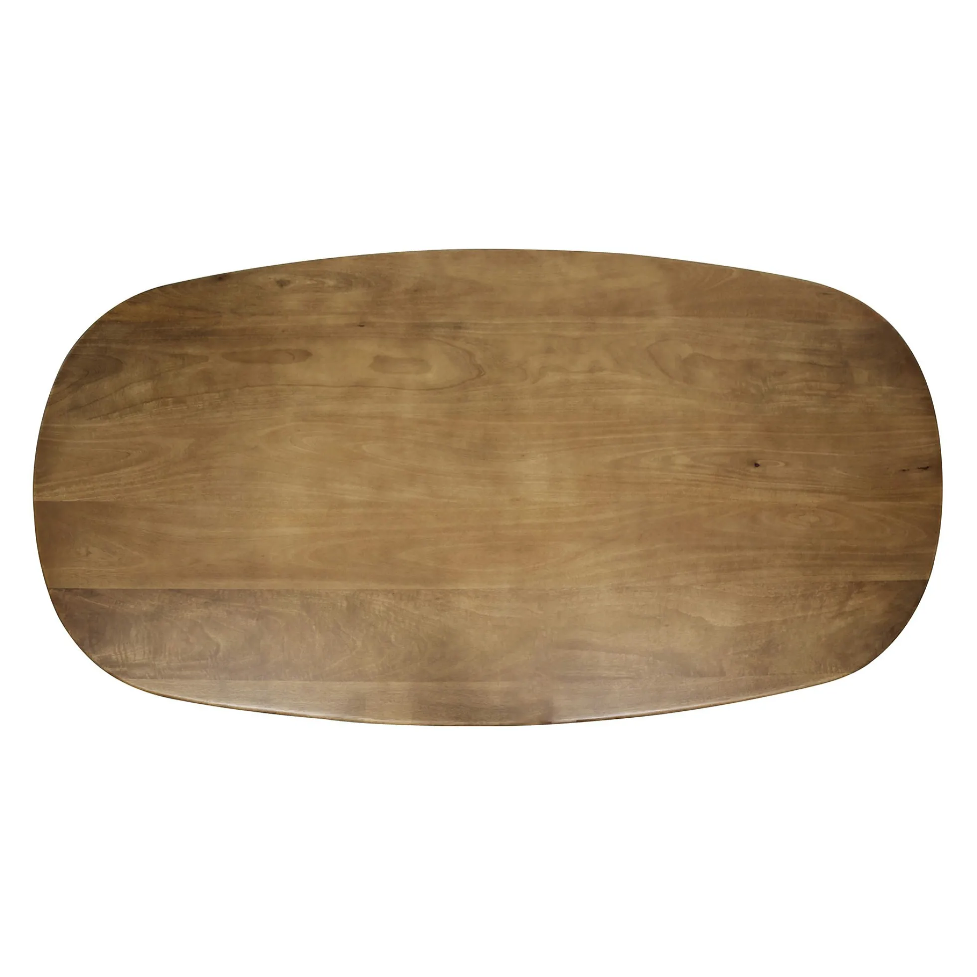 Table à manger moderne en bois de manguier avec pied central 180 cm CREEK