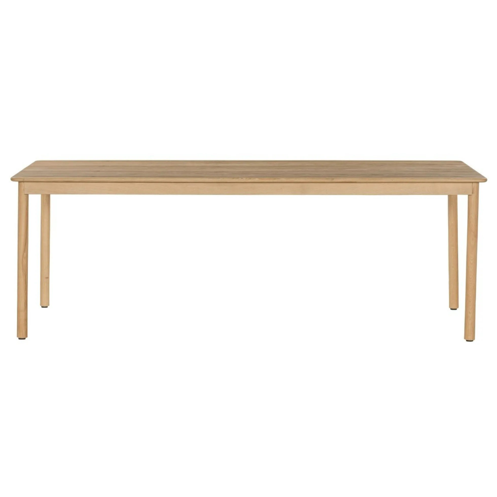 Table à manger moderne en chêne clair 220 cm LOREN