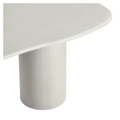 Table à manger moderne grise - organique, 240 cm ALBERTA
