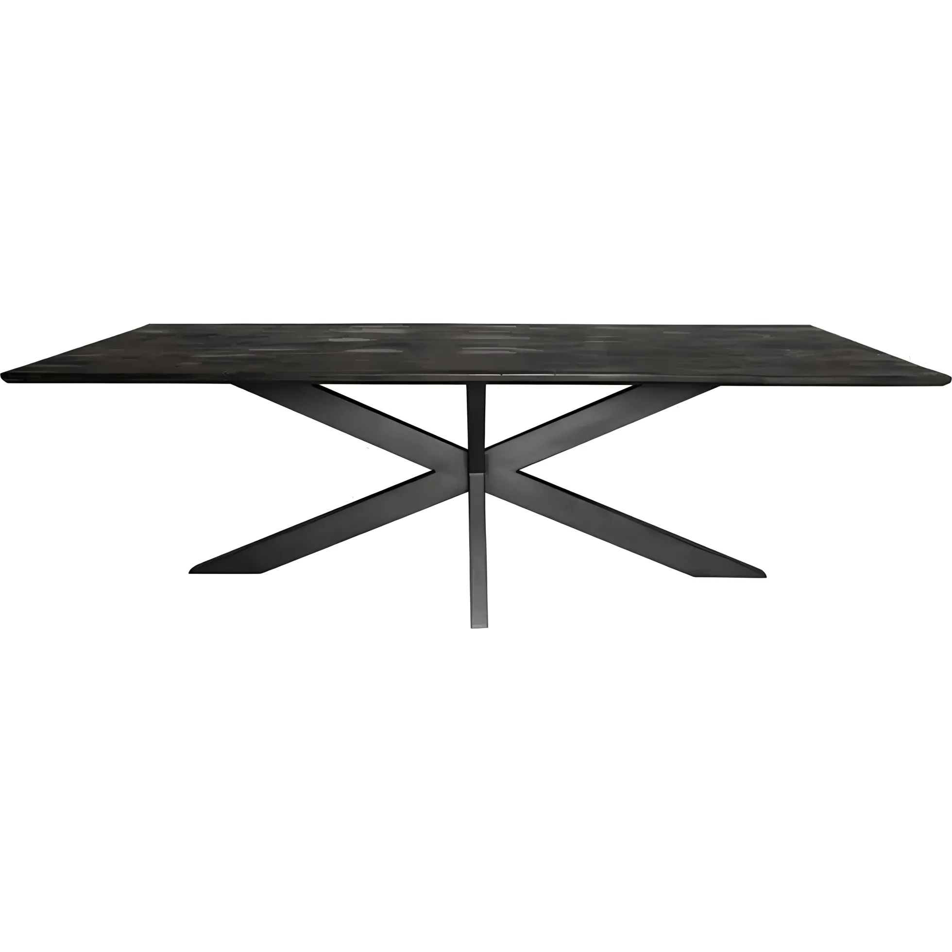 Table à manger noire en bois de manguier 200 cm ALVERA