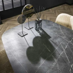 Table à manger organique effet marbre 215 cm RALF