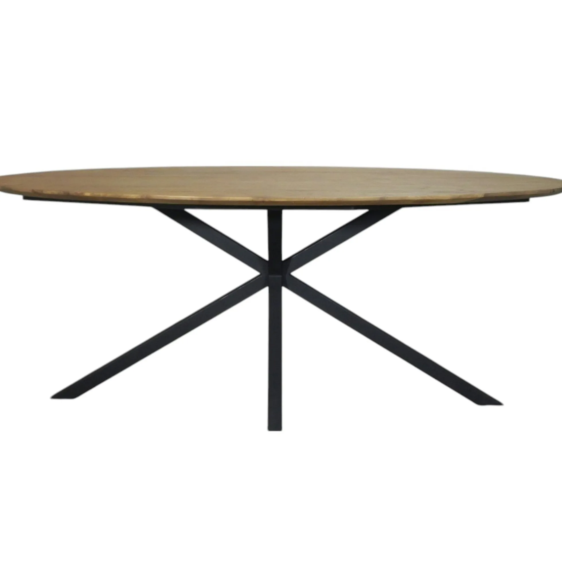 Table à manger ovale en bois de teck recyclé 2 m DEPOK