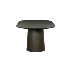 Table à manger ovale en chêne brun 280 cm LOREN