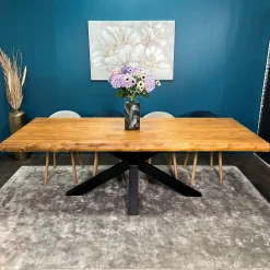Table à manger rectangulaire bois de teck 240 cm TIMOR