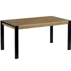 Table à manger rectangulaire bois de pin massif 200 LOUNDGE