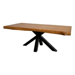 Table à manger rectangulaire bois de teck 200 cm TIMOR