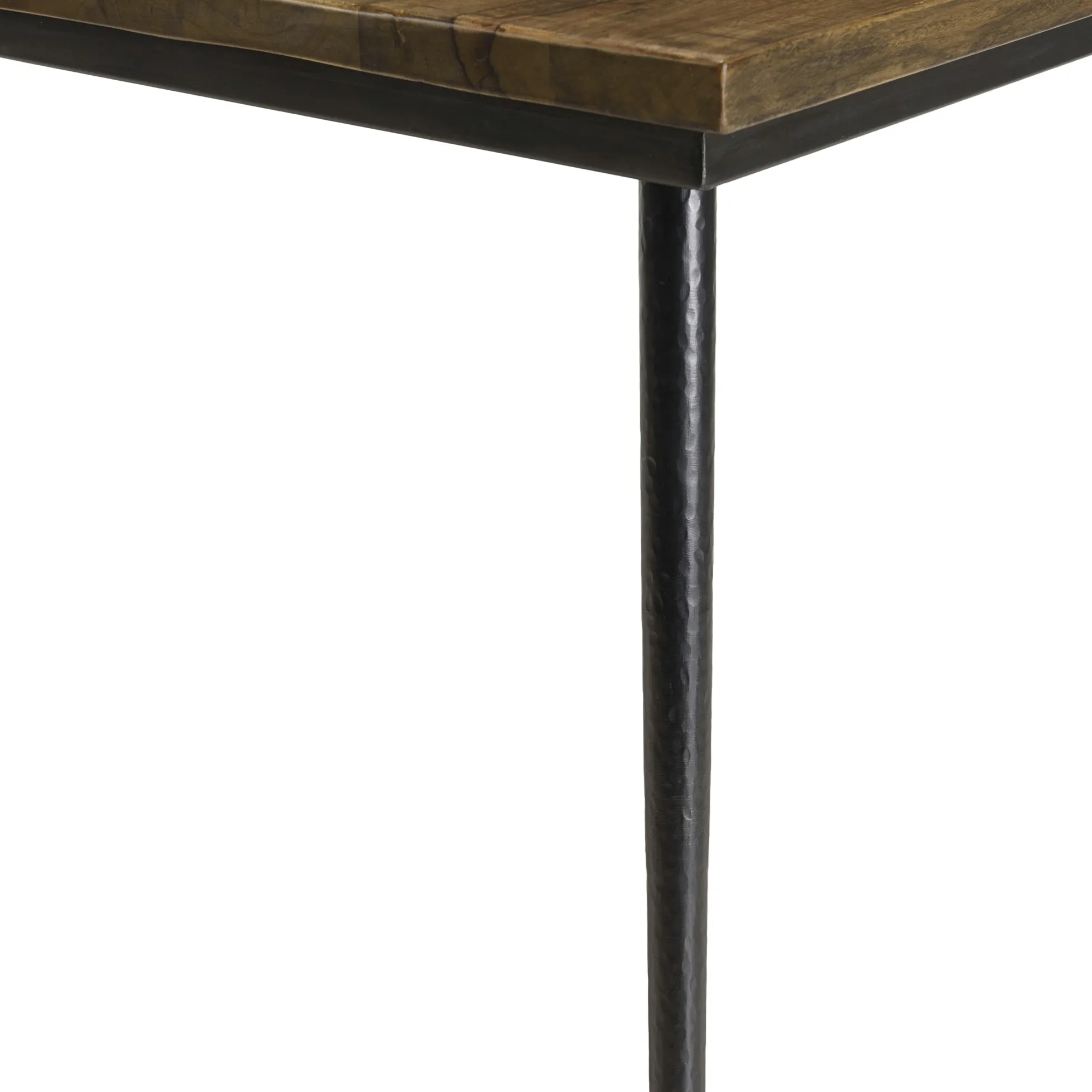 Table à manger rectangulaire lames bois recyclé 200 cm KORKAI
