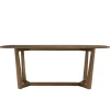 Table à manger rectangulaire 200x100cm bois de mindi ARCUS