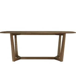 Table à manger rectangulaire 200x100cm bois de mindi ARCUS