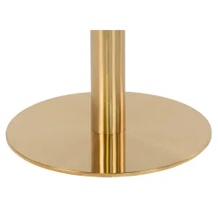 Table à manger ronde aspect marbre ø110 cm TORANO