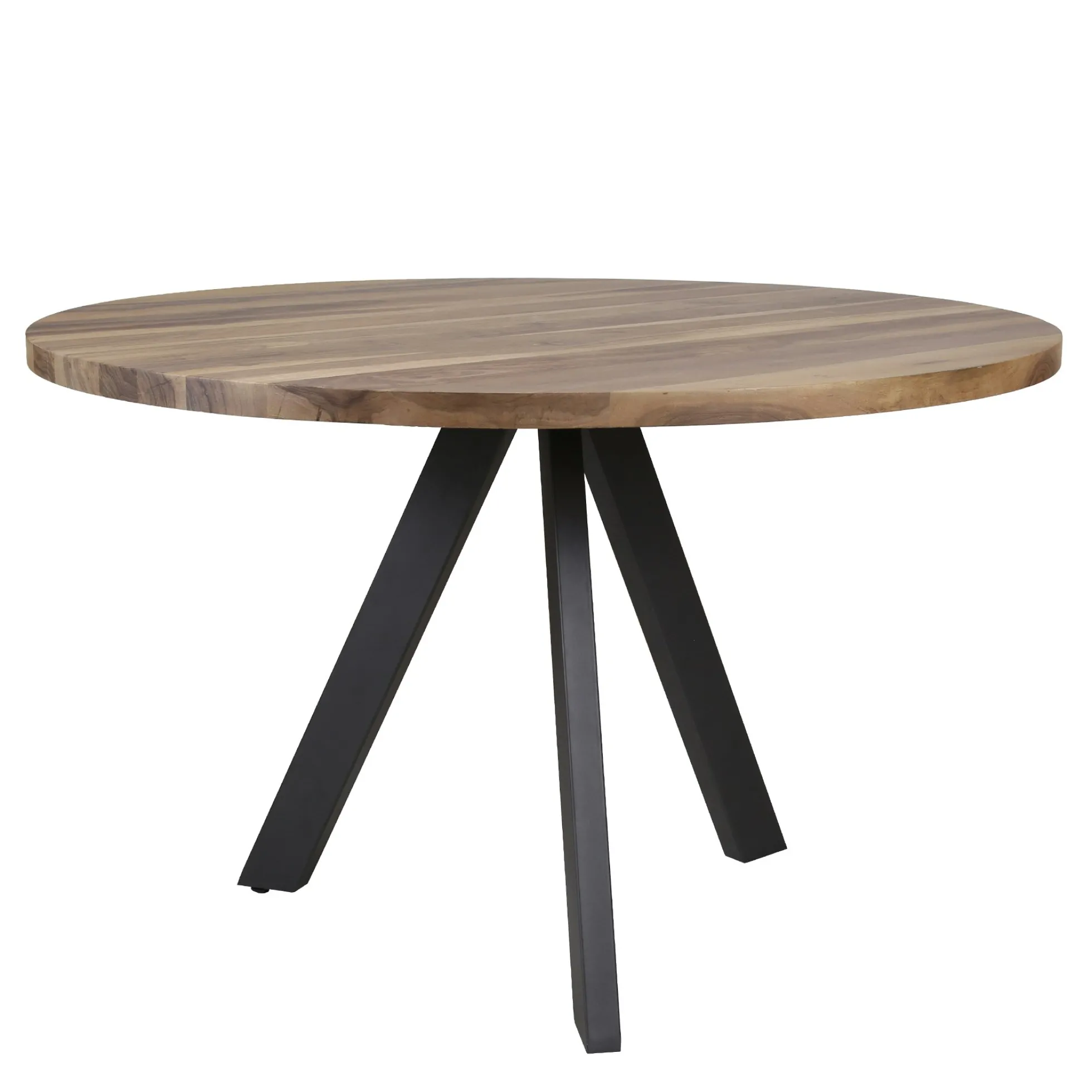 Table à manger ronde en bois D 120 cm HALIFAX