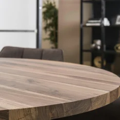 Table à manger ronde en bois D 120 cm HALIFAX