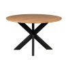 Table à manger ronde en bois de manguier Ø110 cm CORTINA