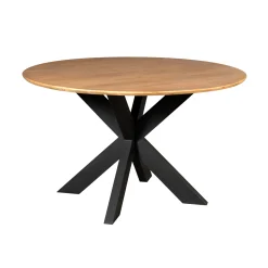 Table à manger ronde en bois de manguier Ø150 cm CORTINA