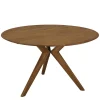 Table à manger ronde en bois de teck recyclé D130cm SWING