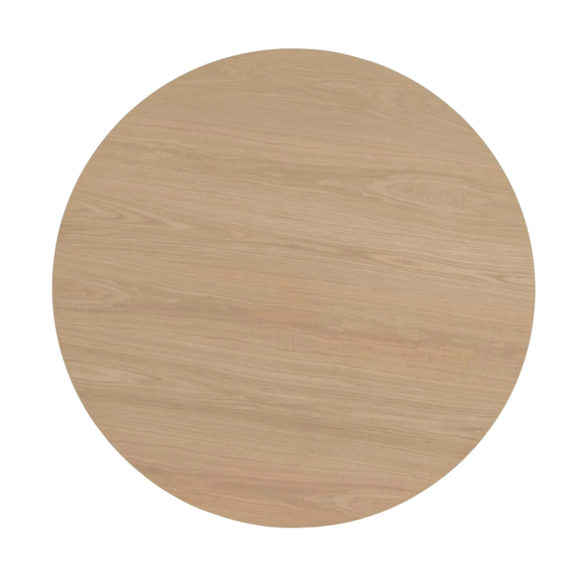 Table à manger ronde en chêne clair Ø130 cm LOREN
