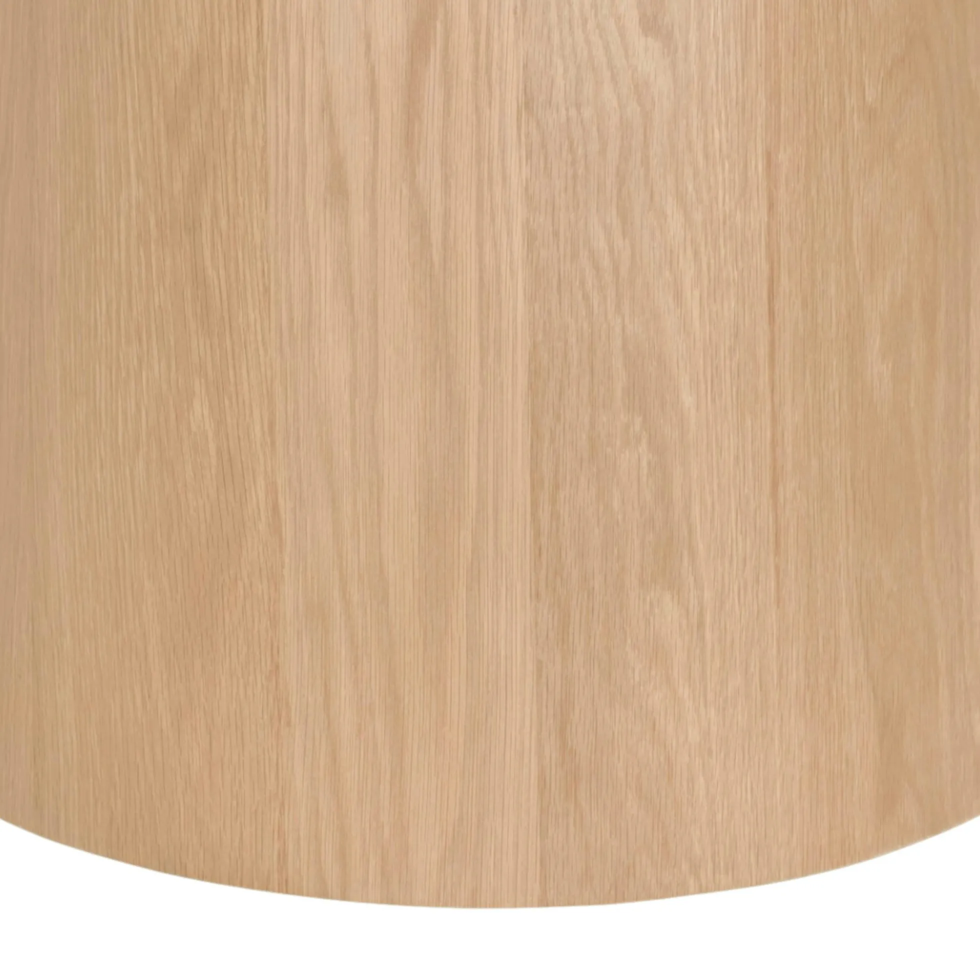 Table à manger ronde en chêne clair Ø130 cm LOREN
