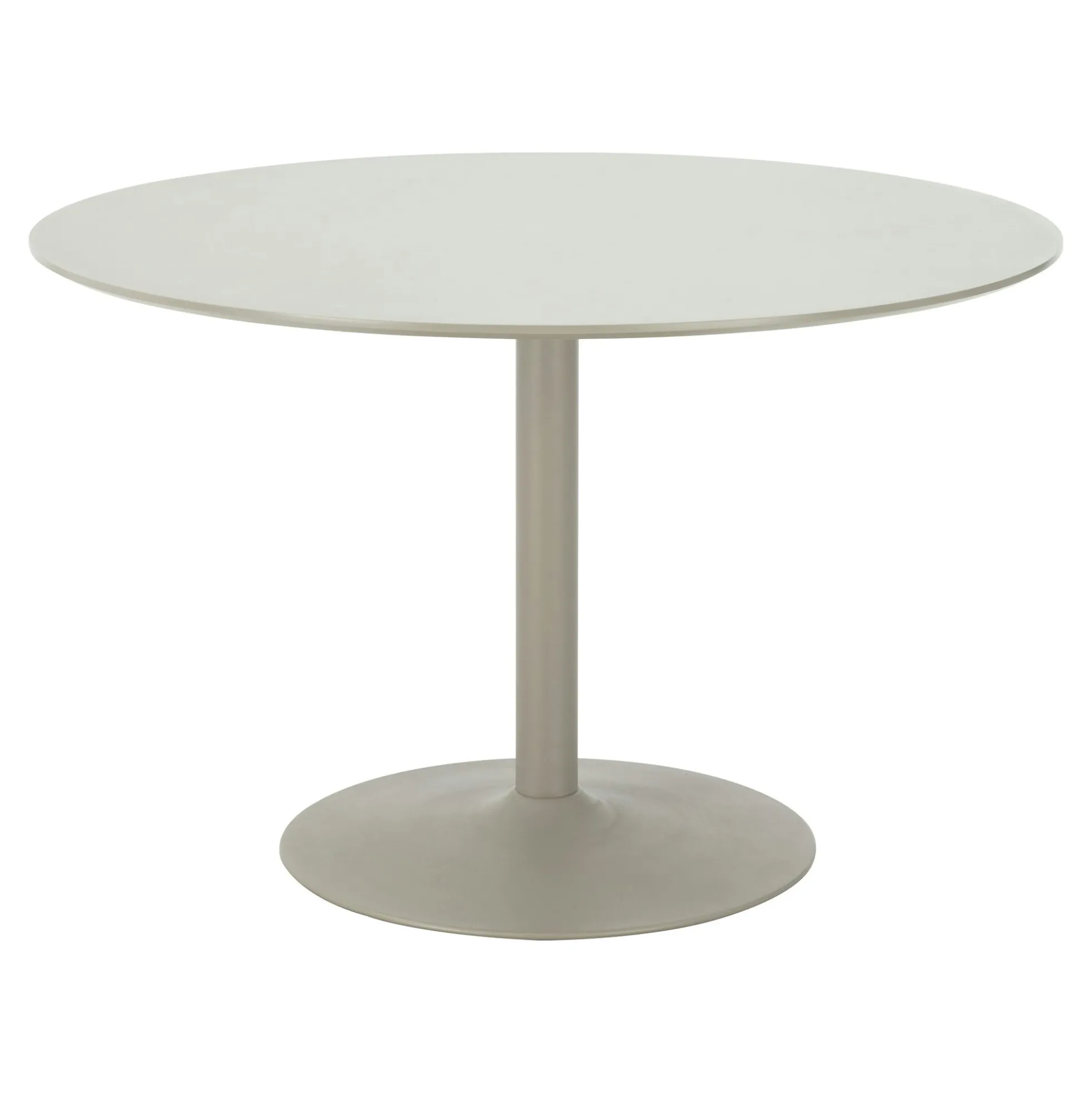 Table à manger ronde ø120 MDF sable PRATO