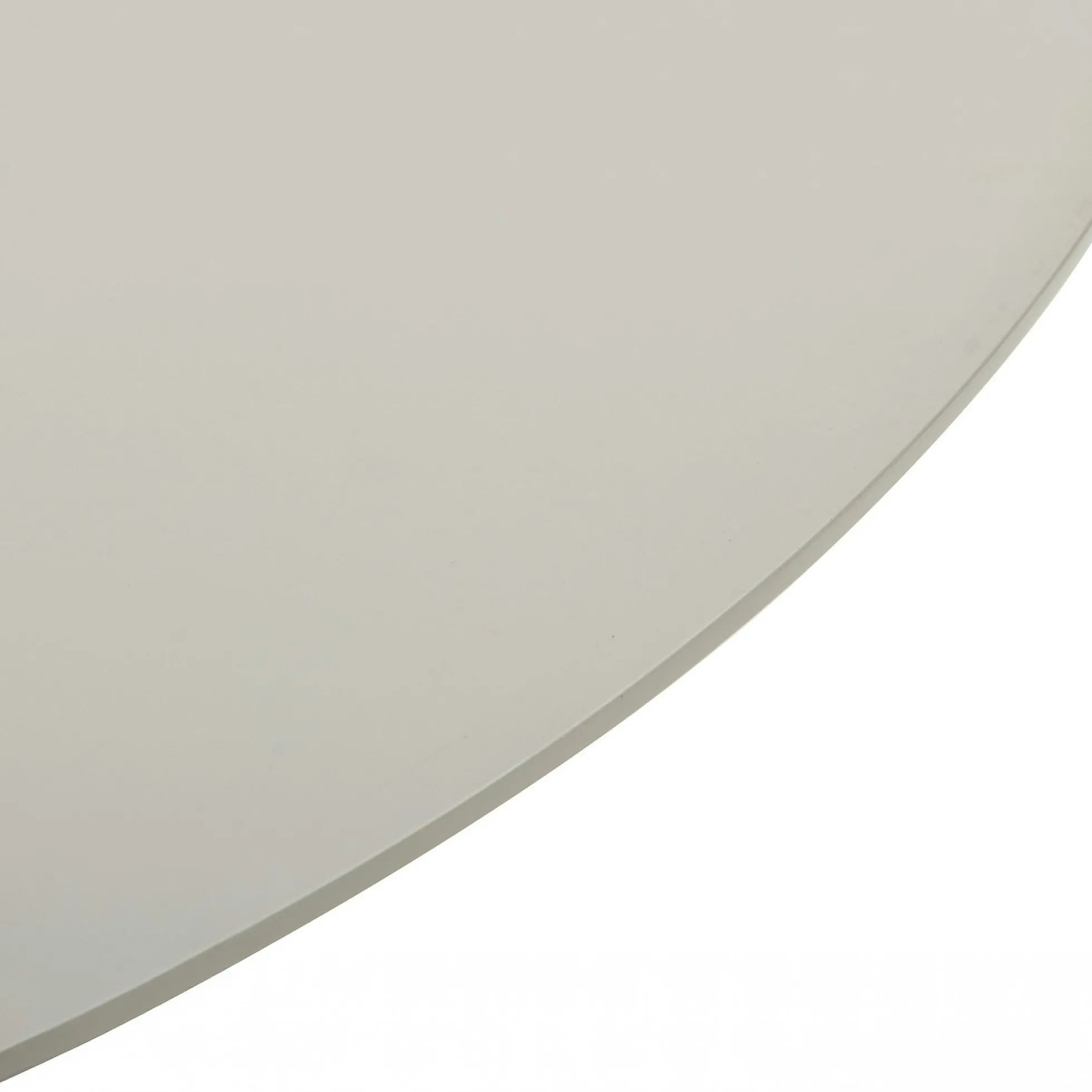 Table à manger ronde ø120 MDF sable PRATO