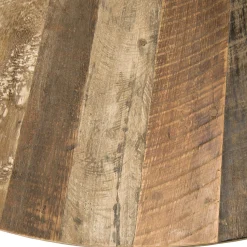 Table à manger ronde teck recyclé D130 SWING