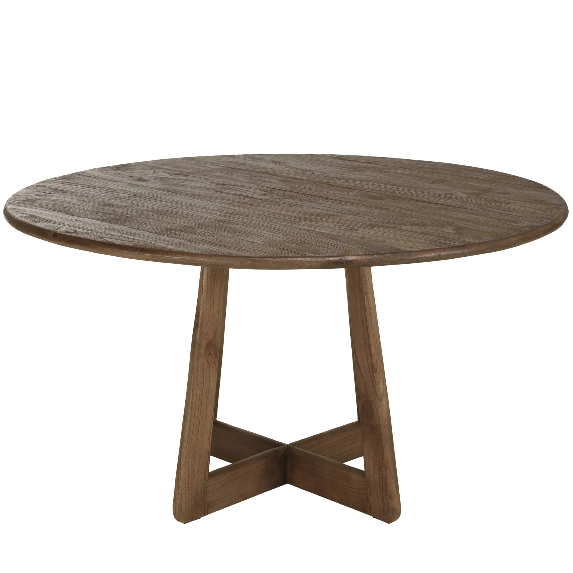 Table à manger ronde 140x140cm en bois de mindi ARCUS