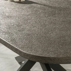 Table à manger vintage à bords ronds 180 cm RALF