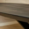 Table ovale bois noir pied croisé 300 cm UDA